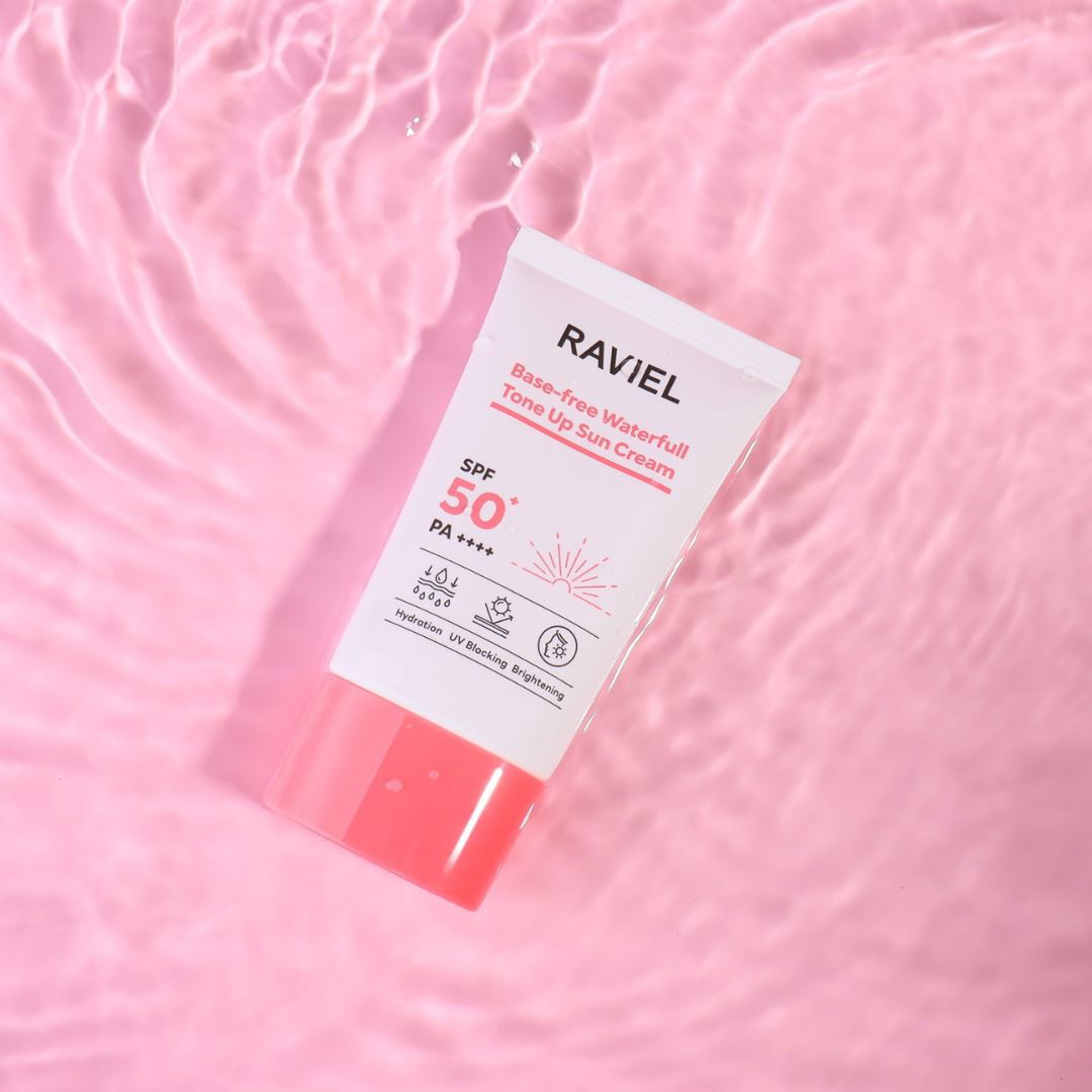 Raviel Base-free Waterfull Tone Up Sun Cream