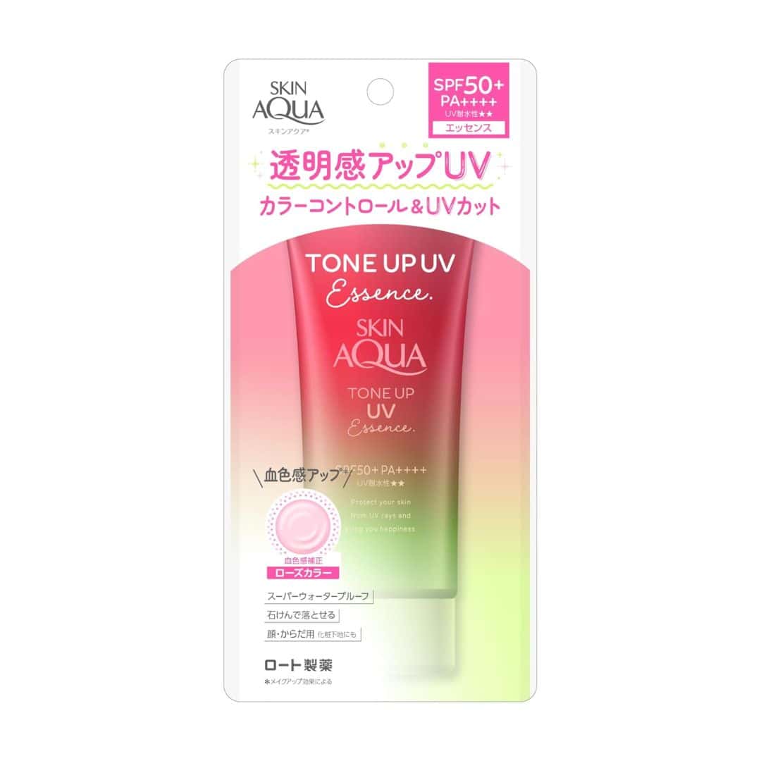 Skin Aqua Tone Up UV Essence Rose SPF50+ PA++++