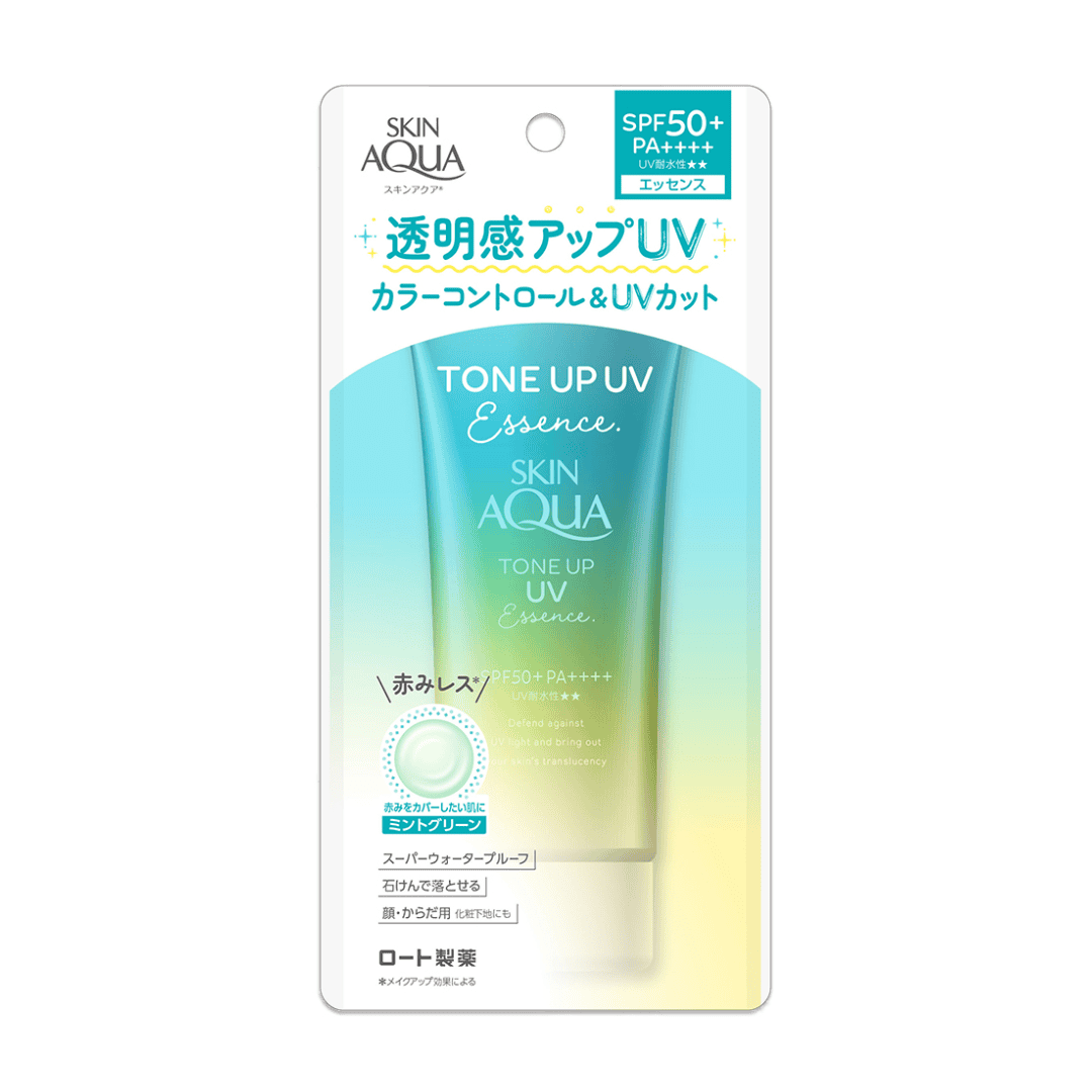Skin Aqua Tone Up UV Essence Mint Green SPF50+ PA++++