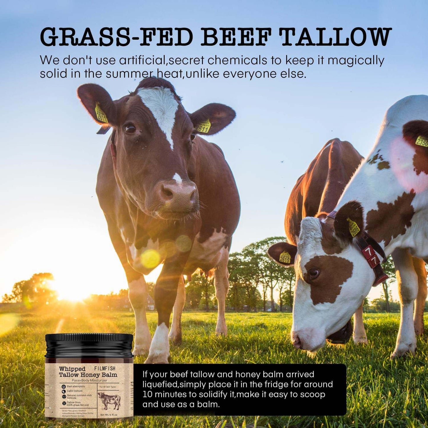 Bee Grass-fed Tallow Cream