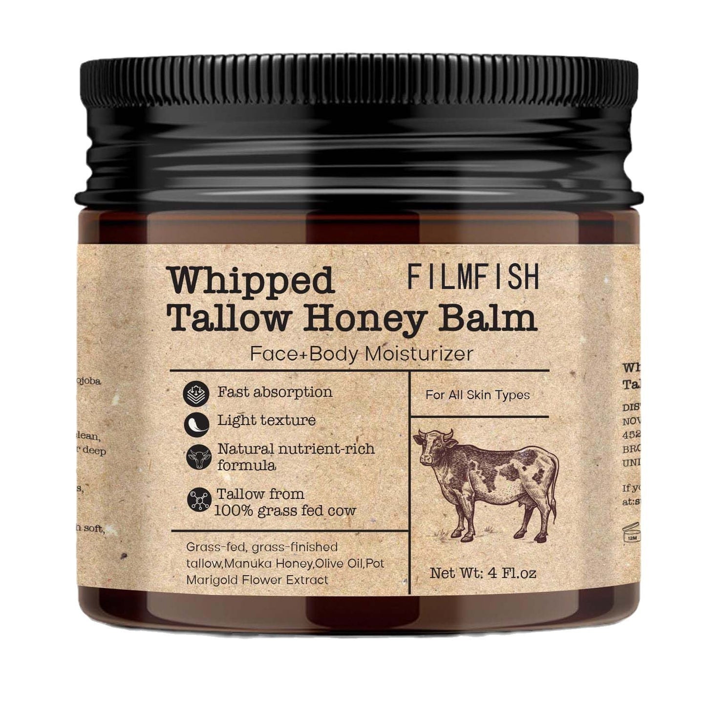 Bee Grass-fed Tallow Cream