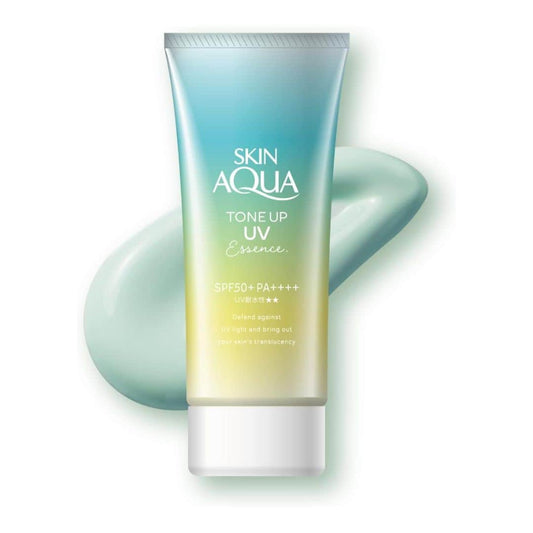 Skin Aqua Tone Up UV Essence Mint Green SPF50+ PA++++