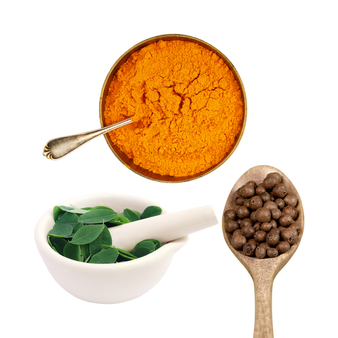 Premium Organic Turmeric Curcumin 95% Curcuminoids, Moringa