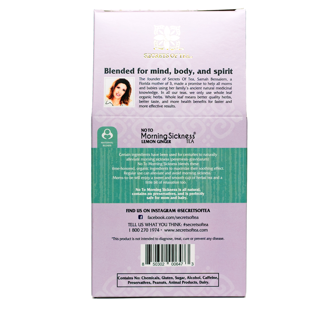 Lemon Ginger Herbal Tea Blend: 40 Cups