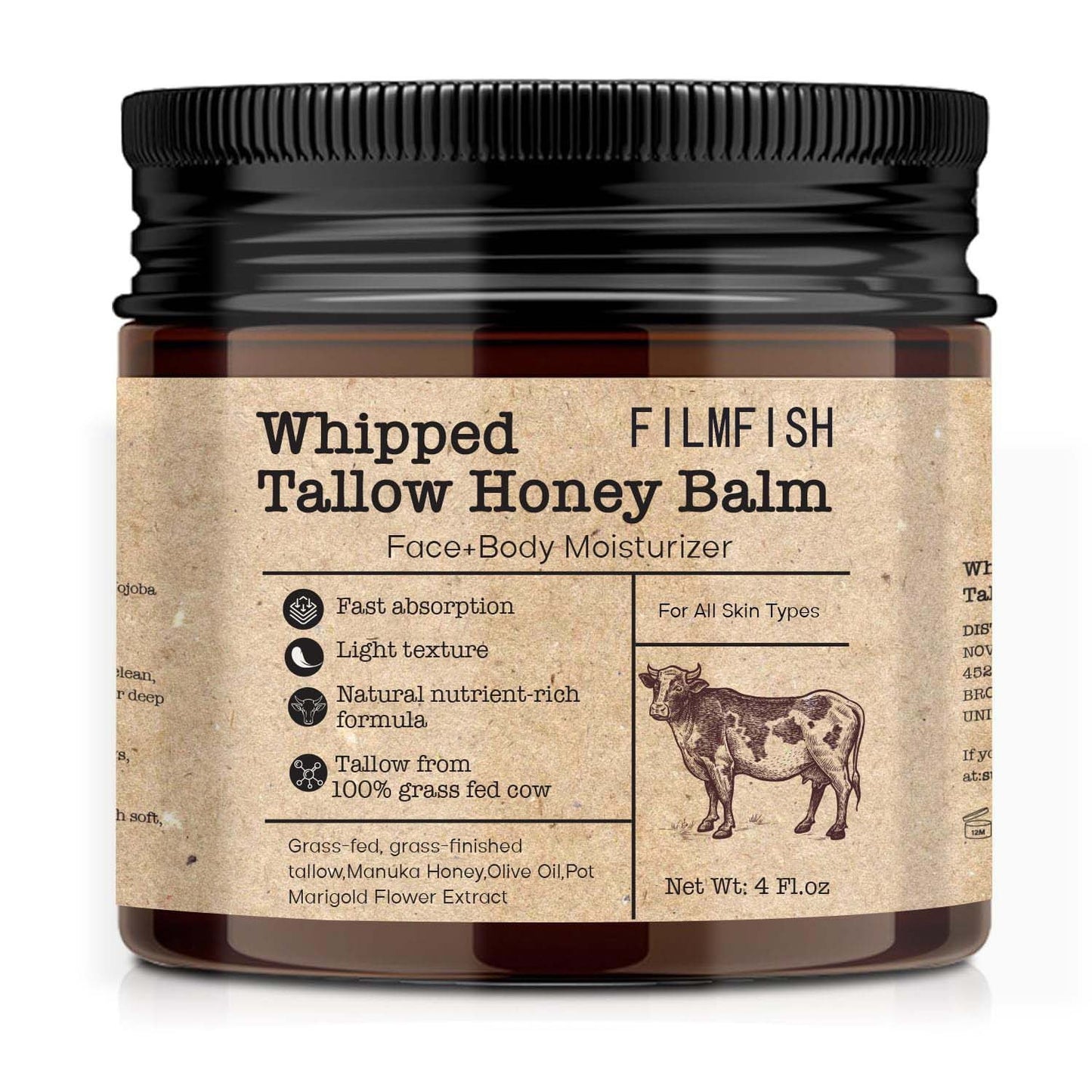 Bee Grass-fed Tallow Cream